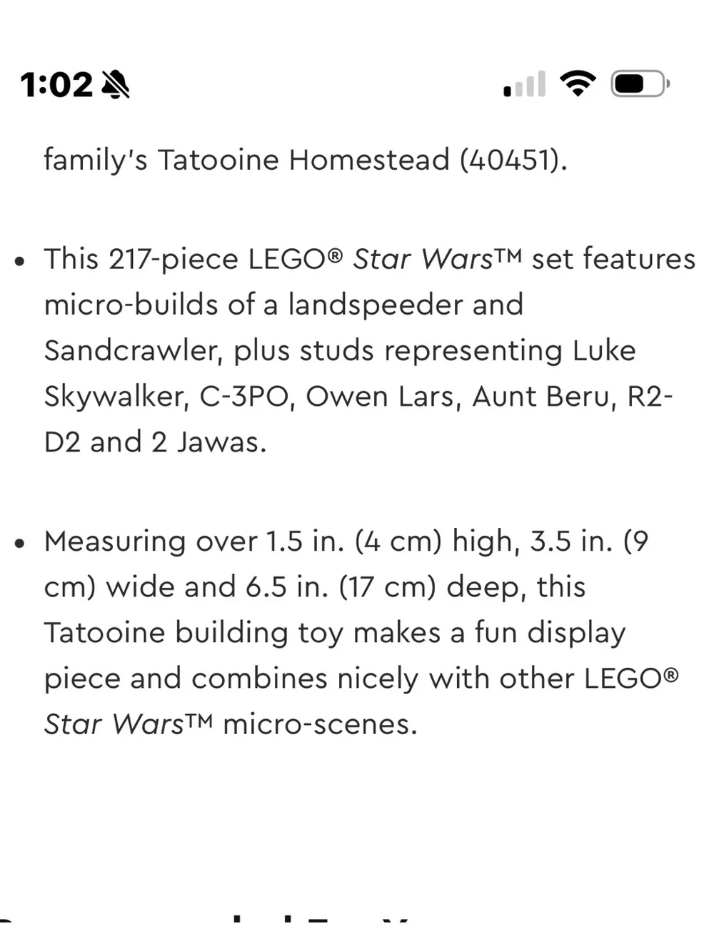 Star Wars Tatooine Homestead Building Set - Tan